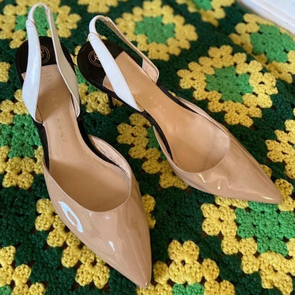 Ivanka trump patent leather stiletoe shoes